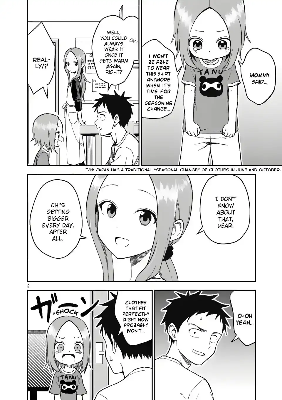 Karakai Jouzu no (Moto) Takagi-san Chapter 156 2